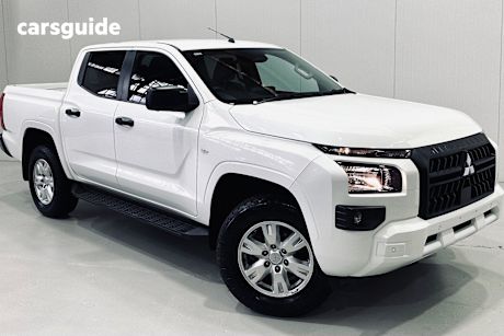 White 2024 Mitsubishi Triton Double Cab Pick Up Glx+ (4X4)