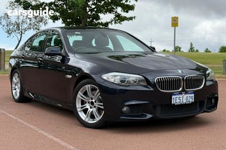 Black 2011 BMW 520D Sedan