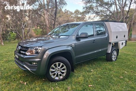 Grey 2020 Volkswagen Amarok Dual Cab Utility Tdi550 Core 4Motion (4X4)