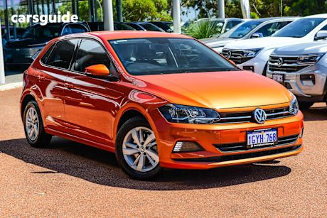 Orange 2019 Volkswagen Polo Hatchback 85 Tsi Comfortline