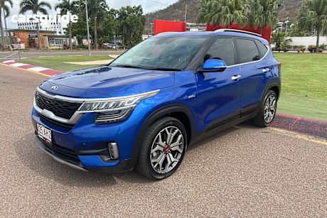 Blue 2020 Kia Seltos Wagon Gt Line (Awd)