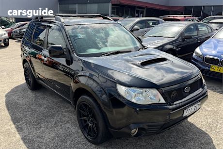 Black 2009 Subaru Forester Wagon Xt Premium