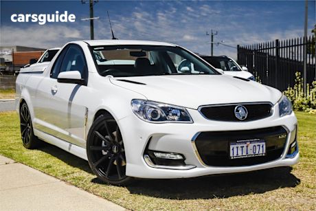 White 2016 Holden UTE Utility Ss-V