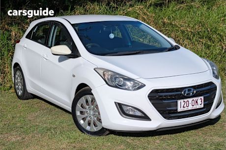 White 2016 Hyundai I30 Hatchback Active