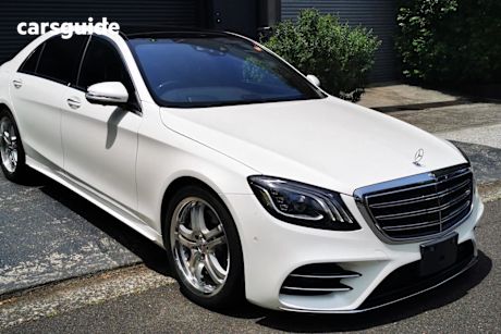 White 2019 Mercedes-Benz S450 Saloon L