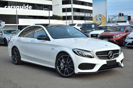 White 2017 Mercedes-Benz C43 Sedan