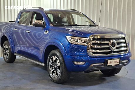 Blue 2021 GWM UTE Dual Cab Utility Cannon-L (4X4)