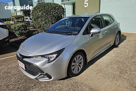 Silver 2023 Toyota Corolla Hatchback Ascent Sport Hybrid