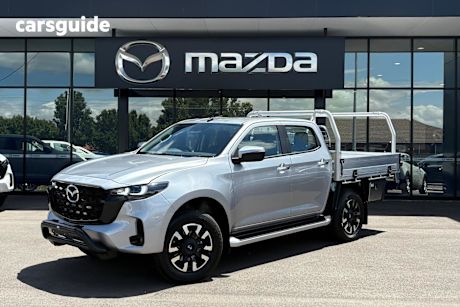 Silver 2024 Mazda BT-50 Dual Cab Chassis Xtr (4X4)