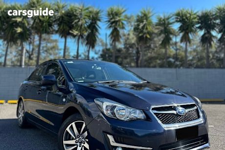 Blue 2016 Subaru Impreza Sedan 2.0I Premium (Awd)