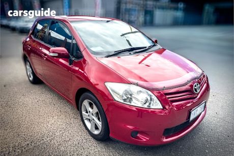 Red 2009 Toyota Corolla Hatchback Conquest