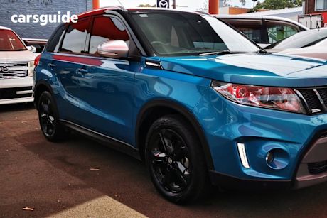 Blue 2016 Suzuki Vitara Wagon S Turbo (Fwd)