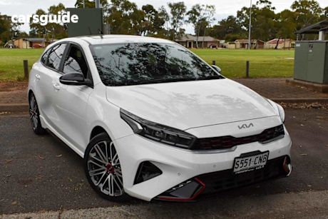 White 2021 Kia Cerato Hatchback Gt