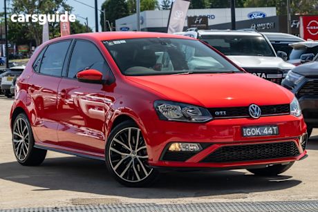 Red 2015 Volkswagen Polo Hatchback Gti