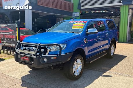 Blue 2017 Ford Ranger Dual Cab Utility Xlt 3.2 (4X4)