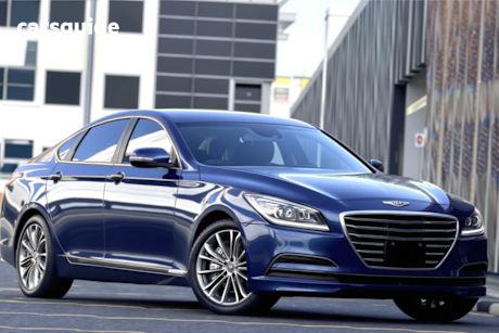 Blue 2015 Hyundai Genesis Sedan