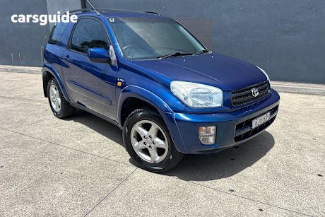 Blue 2000 Toyota RAV4 Wagon Cruiser (4X4)