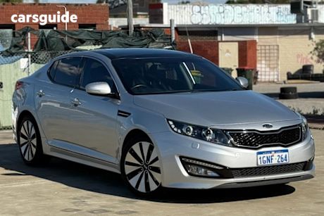 Silver 2012 Kia Optima Sedan Platinum