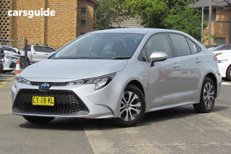 Silver 2020 Toyota Corolla Sedan Ascent Sport (Hybrid)