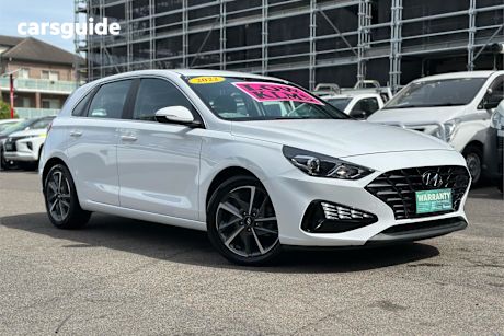 White 2022 Hyundai I30 Hatchback Active