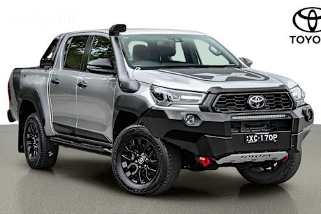 Silver 2022 Toyota Hilux Double Cab Pick Up Rugged X (4X4)