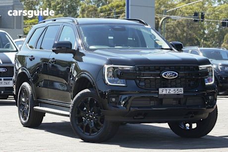 Black 2025 Ford Everest Wagon Sport (4Wd)