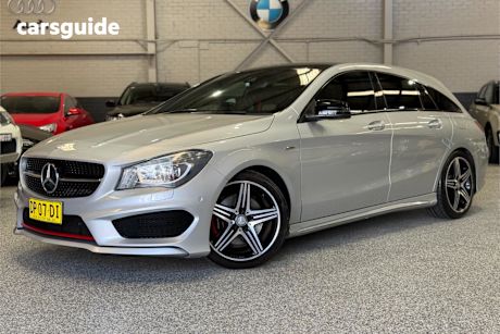 Silver 2015 Mercedes-Benz CLA250 Wagon Sport 4Matic S/Brake