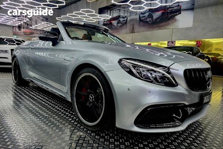 Silver 2017 Mercedes-Benz C63 Coupe S