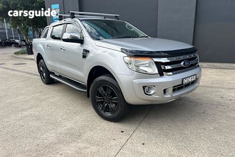 Silver 2012 Ford Ranger Dual Cab Utility Xlt 3.2 (4X4)