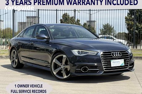 Blue 2016 Audi A6 Sedan 3.0 Tdi Quattro