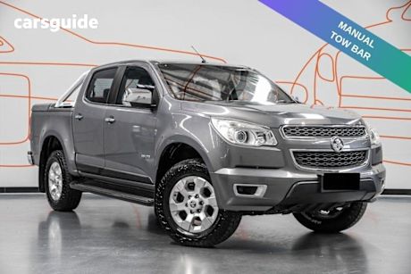 Grey 2013 Holden Colorado Crew Cab Pickup Ltz (4X2)
