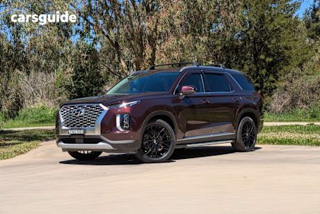 Red 2021 Hyundai Palisade Wagon Elite (7 Seat)