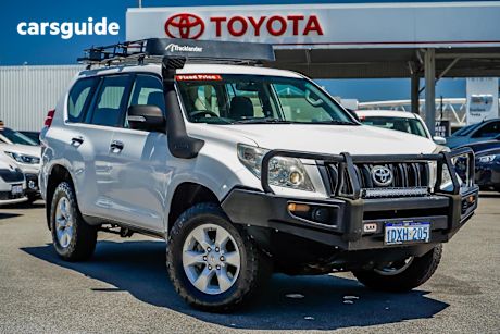 White 2012 Toyota Landcruiser Prado Wagon Gx (4X4)