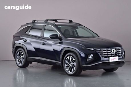 Blue 2021 Hyundai Tucson Wagon Elite (Awd)