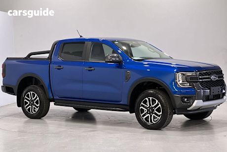 Blue 2025 Ford Ranger Double Cab Pick Up Sport 2.0 (4X4)