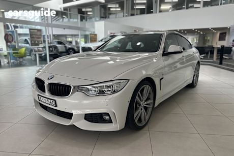 White 2014 BMW 435I Coupe Gran Coupe M Sport
