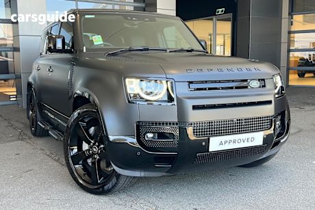 Black 2025 Land Rover Defender Wagon 110 D350 X-Dynamic Hse (257Kw)