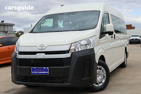 White 2020 Toyota HiAce Bus Slwb Commuter (12 Seats)