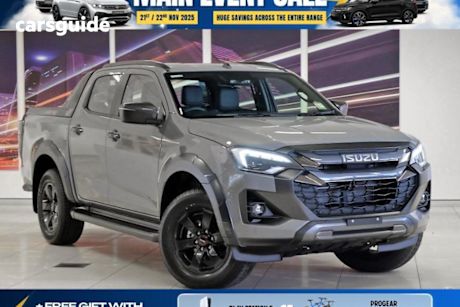 Grey 2025 Isuzu D-MAX Crew Cab Utility X-Terrain (4X4)