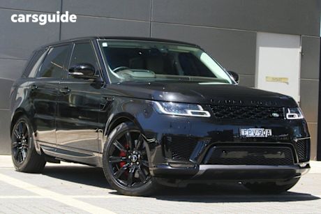 Black 2021 Land Rover Range Rover Sport Wagon P400 Hse (294Kw)