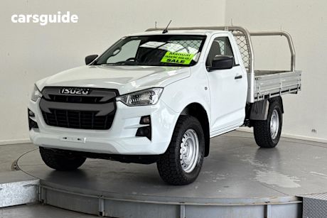 White 2021 Isuzu D-MAX Cab Chassis Sx (4X2) High-Ride