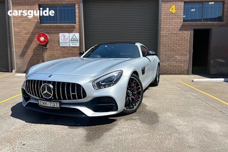 Silver 2017 Mercedes-Benz GT Coupe S 190