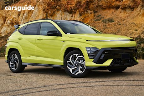 Yellow 2025 Hyundai Kona Wagon Hybrid Premium N Line