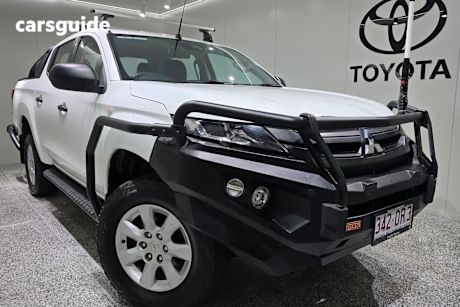 White 2021 Mitsubishi Triton Double Cab Pick Up Glx+ (4X4)
