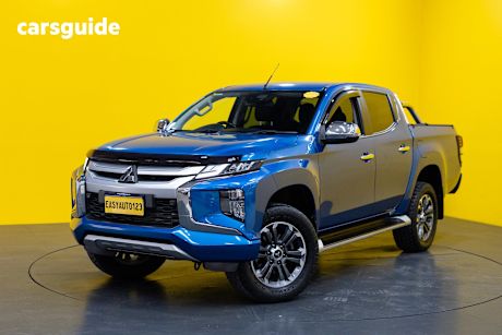 Blue 2019 Mitsubishi Triton Double Cab Pick Up Gls (4X4)
