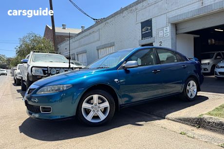 Blue 2005 Mazda 6 Sedan Classic