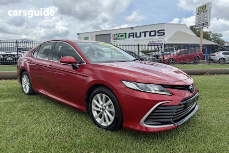 Red 2022 Toyota Camry Sedan Ascent