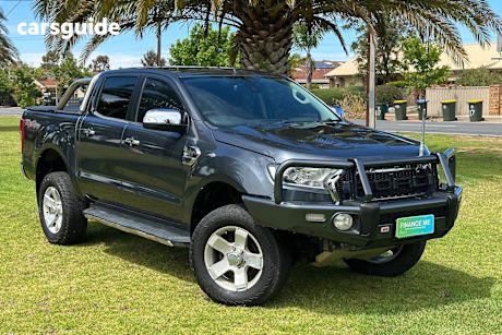 Grey 2016 Ford Ranger Dual Cab Utility Xlt 3.2 (4X4)