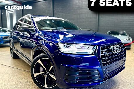 Blue 2019 Audi Q7 Wagon 50 Tdi Quattro Black Edition