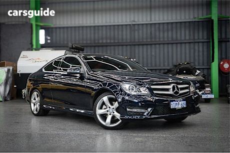 Blue 2014 Mercedes-Benz C250 Coupe Edition C